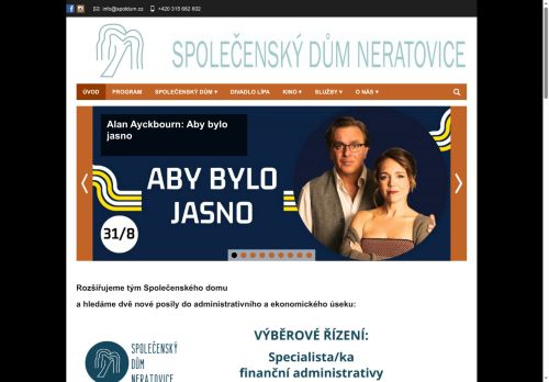 Zobrazit webové stránky Společenský dům Neratovice