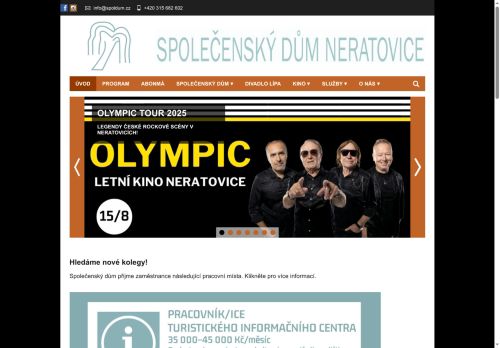 Zobrazit webové stránky Společenský dům Neratovice