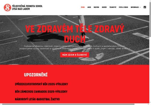 Zobrazit webové stránky Sokol Lysá nad Labem