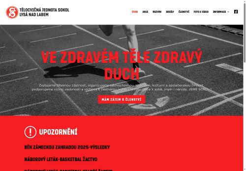 Zobrazit webové stránky Sokol Lysá nad Labem
