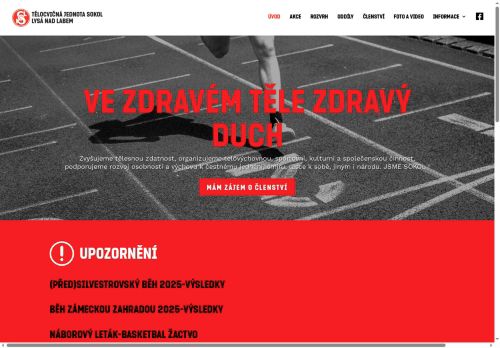 Zobrazit webové stránky Sokol Lysá nad Labem