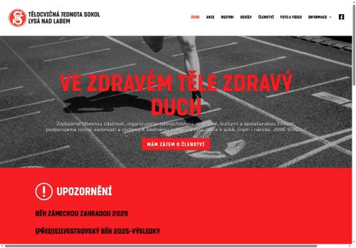 Zobrazit webové stránky Sokol Lysá nad Labem