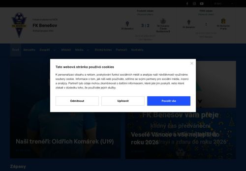 Zobrazit webové stránky SK Benešov