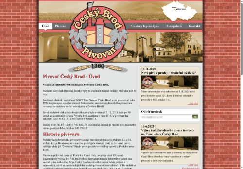 Zobrazit webové stránky Pivovar Český Brod