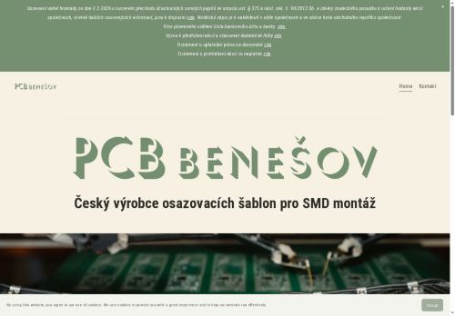 Zobrazit webové stránky PCB Benešov