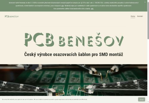Zobrazit webové stránky PCB Benešov