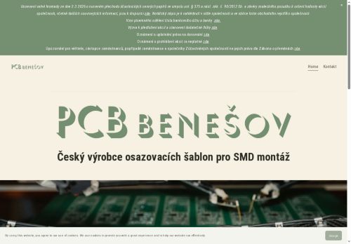 Zobrazit webové stránky PCB Benešov