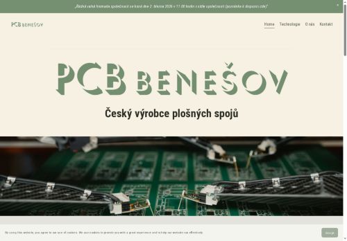Zobrazit webové stránky PCB Benešov