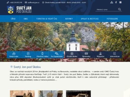 Obecní úřad Svatý Jan pod Skalou