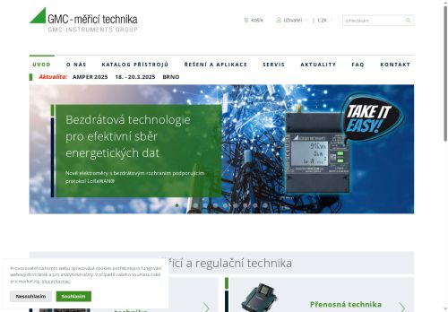 Zobrazit webové stránky GMC - měřicí technika, s. r. o.