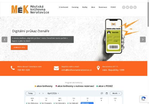 Zobrazit webové stránky Městská knihovna Neratovice