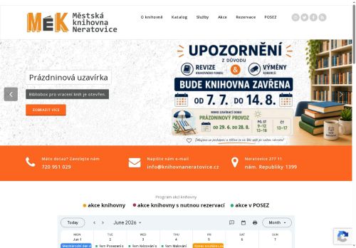 Zobrazit webové stránky Městská knihovna Neratovice
