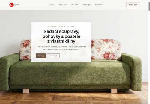 Zobrazit webové stránky TP Slaný - výroba nábytku