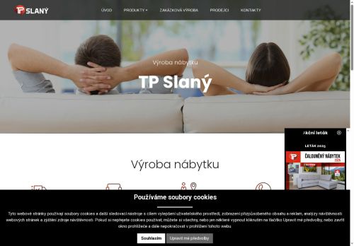 Zobrazit webové stránky TP Slaný - výroba nábytku