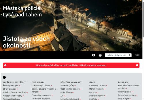 Zobrazit webové stránky Městská policie Lysá nad Labem