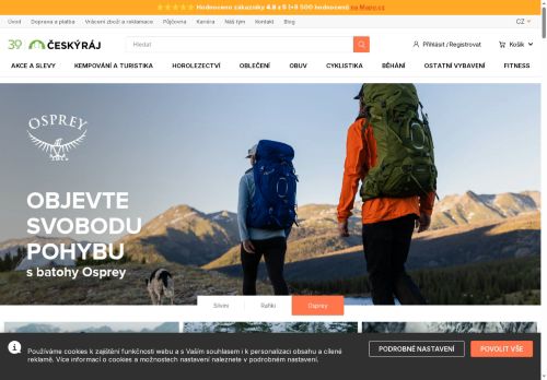 Český ráj outdoor s. r. o. nabízí práci na pozici Vedoucí logistiky a expedice v obci Kosmonosy