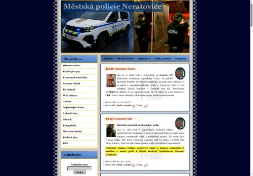 Zobrazit webové stránky Městská policie Neratovice