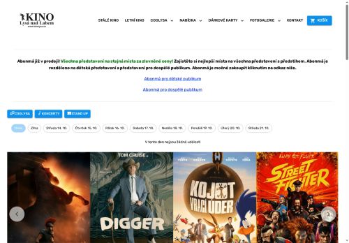 Zobrazit webové stránky Kino Lysá nad Labem
