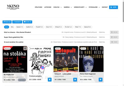 Zobrazit webové stránky Kino Lysá nad Labem