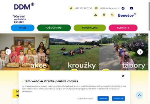 Zobrazit webové stránky Dům dětí a mládeže Benešov