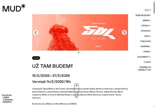 Zobrazit webové stránky Muzeum umění a designu Benešov, p. o.