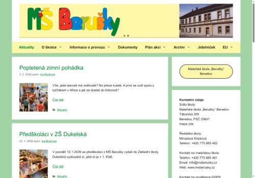 Zobrazit webové stránky Mateřská škola 