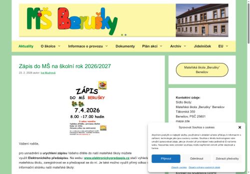 Zobrazit webové stránky Mateřská škola 