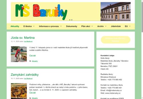 Zobrazit webové stránky Mateřská škola 