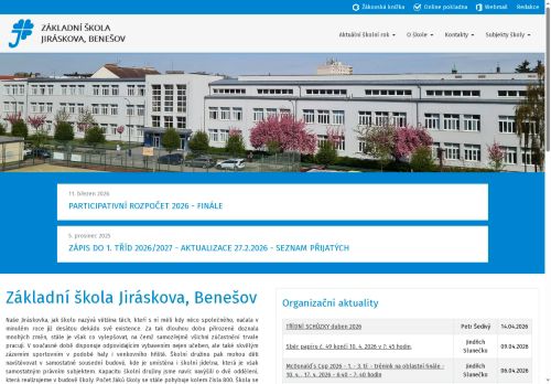 Zobrazit webové stránky ZŠ Benešov, Jiráskova