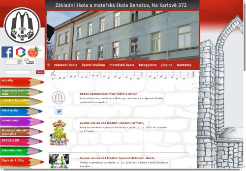 Zobrazit webové stránky Základní škola a mateřská škola Benešov