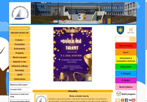 Zobrazit webové stránky Základní škola Benešov