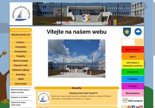Zobrazit webové stránky Základní škola Benešov