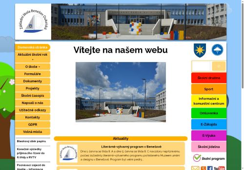 Zobrazit webové stránky Základní škola Benešov