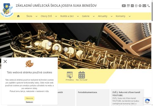 Zobrazit webové stránky Základní umělecká škola Josefa Suka