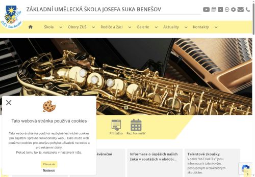 Zobrazit webové stránky Základní umělecká škola Josefa Suka