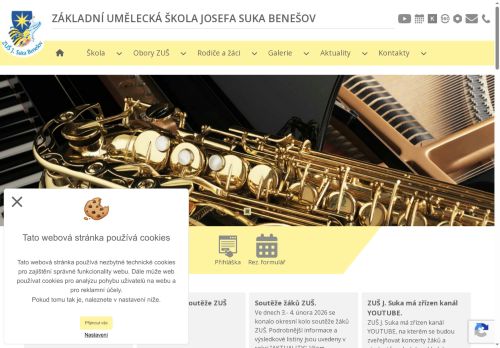 Zobrazit webové stránky Základní umělecká škola Josefa Suka
