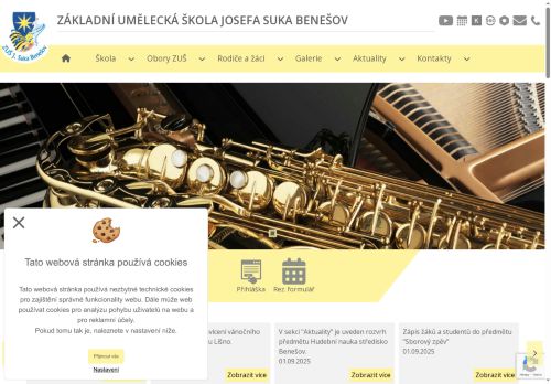 Zobrazit webové stránky Základní umělecká škola Josefa Suka