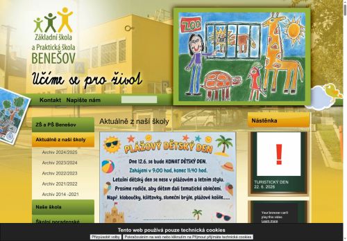 Zobrazit webové stránky Základní škola a Praktická škola Benešov
