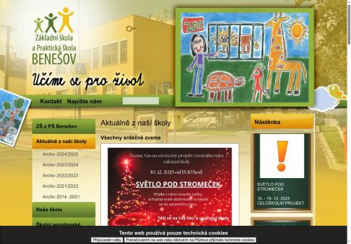 Zobrazit webové stránky Základní škola a Praktická škola Benešov