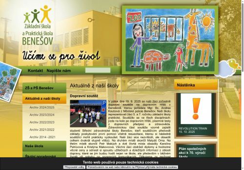 Zobrazit webové stránky Základní škola a Praktická škola Benešov