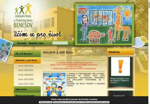 Základní škola a Praktická škola Benešov, Hodějovského 1654 nabízí práci na pozici Výdej obědů         M/Ž v obci Benešov