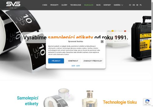 SVS, spol. s r.o. nabízí práci na pozici POMOCNÍ TISKAŘI v obci Karlštejn