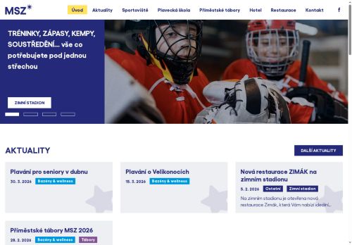 Zobrazit webové stránky Městská sportovní zařízení Benešov