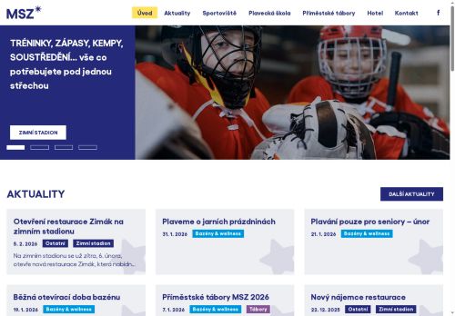 Zobrazit webové stránky Městská sportovní zařízení Benešov