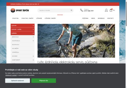 Zobrazit webové stránky Sport Šefčík Lyže – Kola – Elektrokola – Půjčovna
