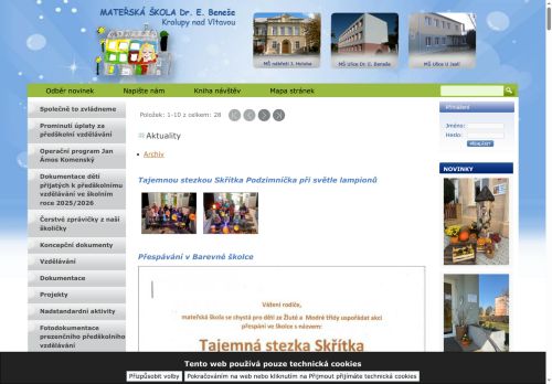 Zobrazit webové stránky Mateřská škola