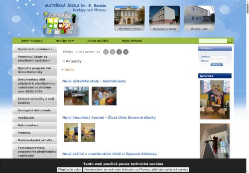 Zobrazit webové stránky Mateřská škola