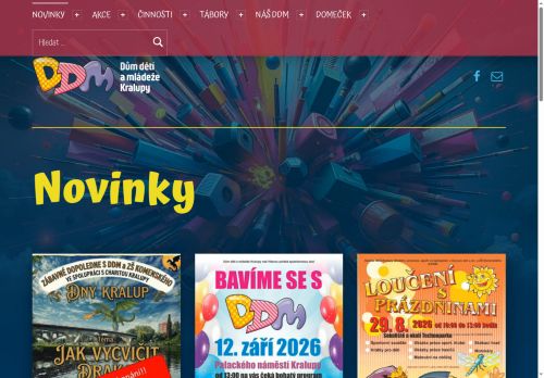 Zobrazit webové stránky Dům dětí a mládeže Kralupy nad Vltavou