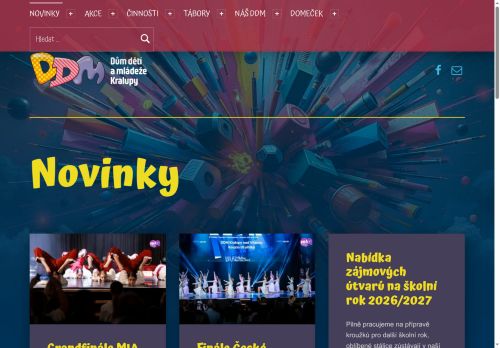 Zobrazit webové stránky Dům dětí a mládeže Kralupy nad Vltavou