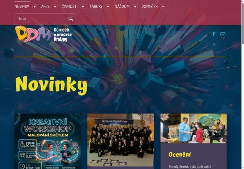 Zobrazit webové stránky Dům dětí a mládeže Kralupy nad Vltavou